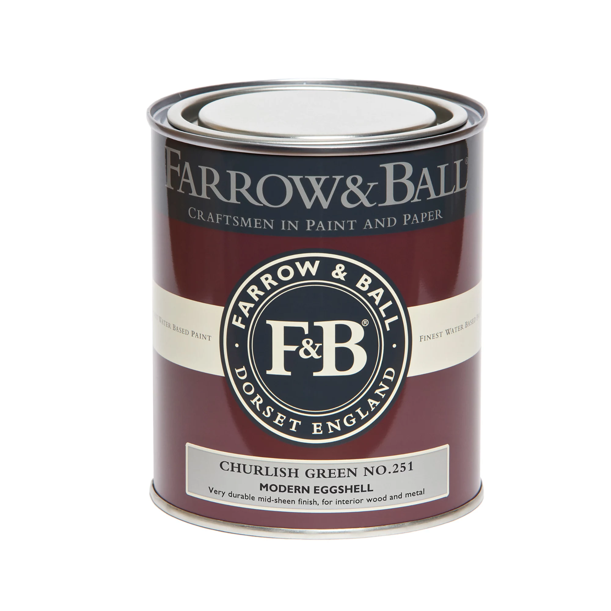 Farrow & Ball Modern Churlish Green No.251 Eggshell Paint, 750ml Farrow & Ball Modern Churlish Green No.251 Eggshell Paint, 750ml -Trade Point Sale Shop farrow ball modern churlish green no 251 eggshell paint 750ml5051836277512 08c bq