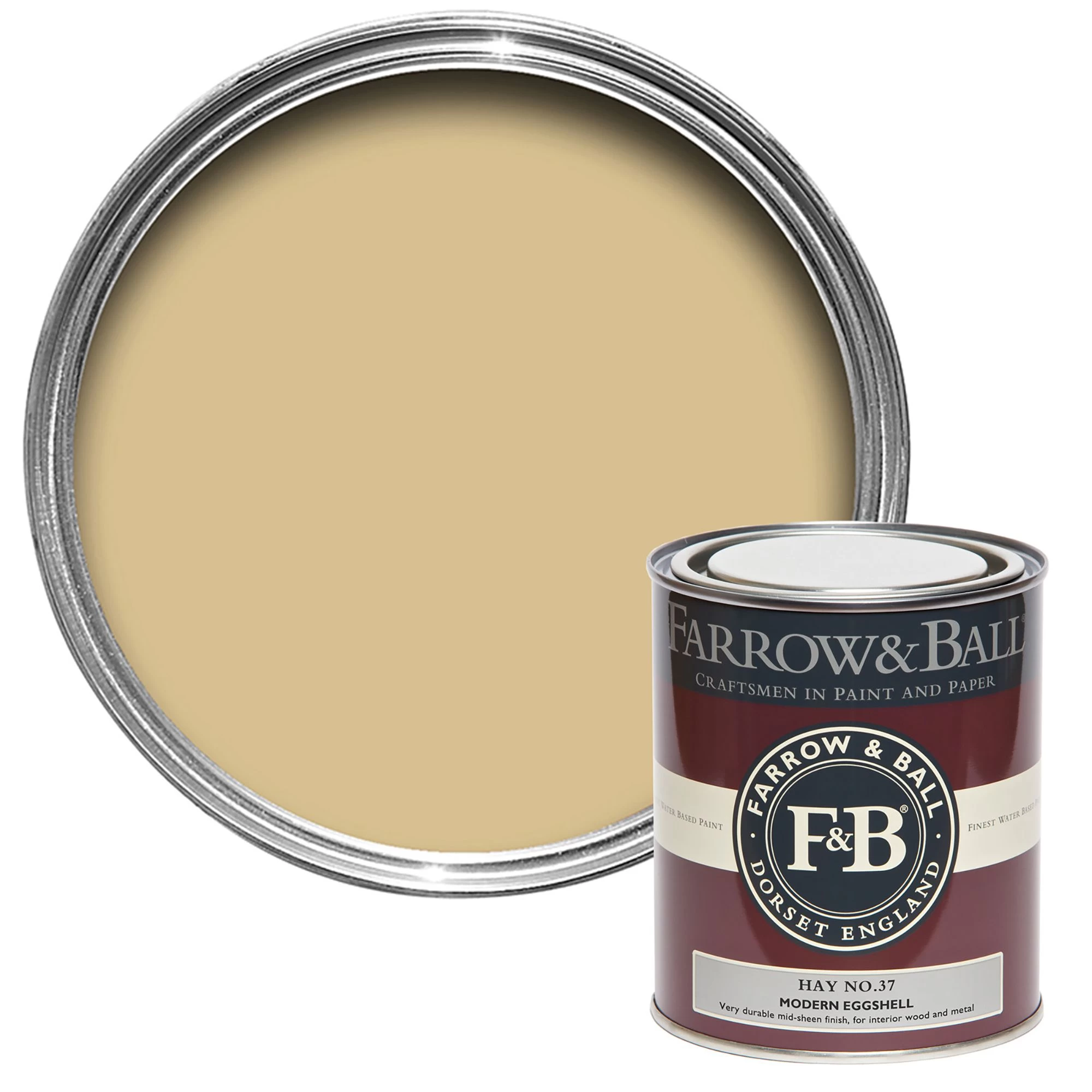 Farrow & Ball Modern Hay No.37 Eggshell Paint, 750ml Farrow & Ball Modern Hay No.37 Eggshell Paint, 750ml -Trade Point Sale Shop farrow ball modern hay no 37 eggshell paint 750ml5051836297374 02c bq
