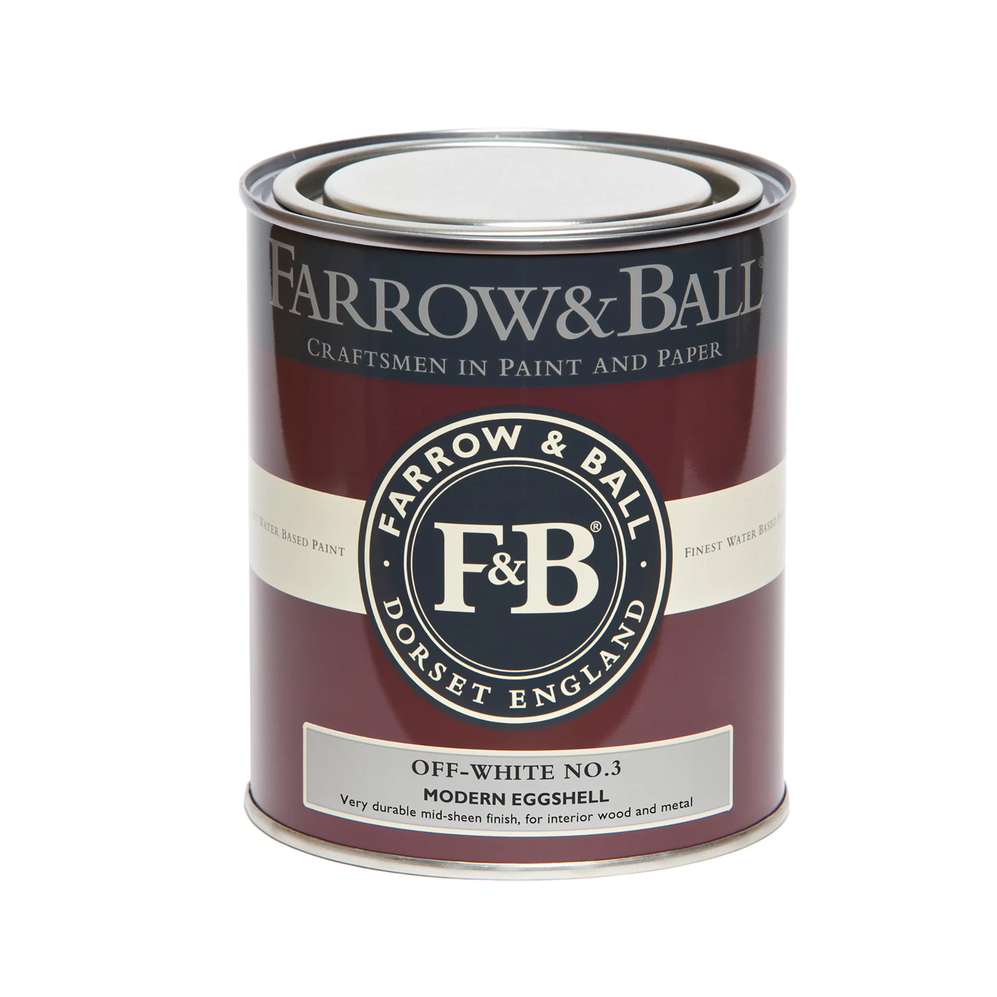 Farrow & Ball Modern Off White No.3 Eggshell Paint, 750ml Farrow & Ball Modern Off White No.3 Eggshell Paint, 750ml -Trade Point Sale Shop farrow ball modern off white no 3 eggshell paint 750ml5051836297039 08c bq