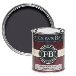 Farrow & Ball Paean Black No.294 Gloss Metal & Wood Paint, 750ml