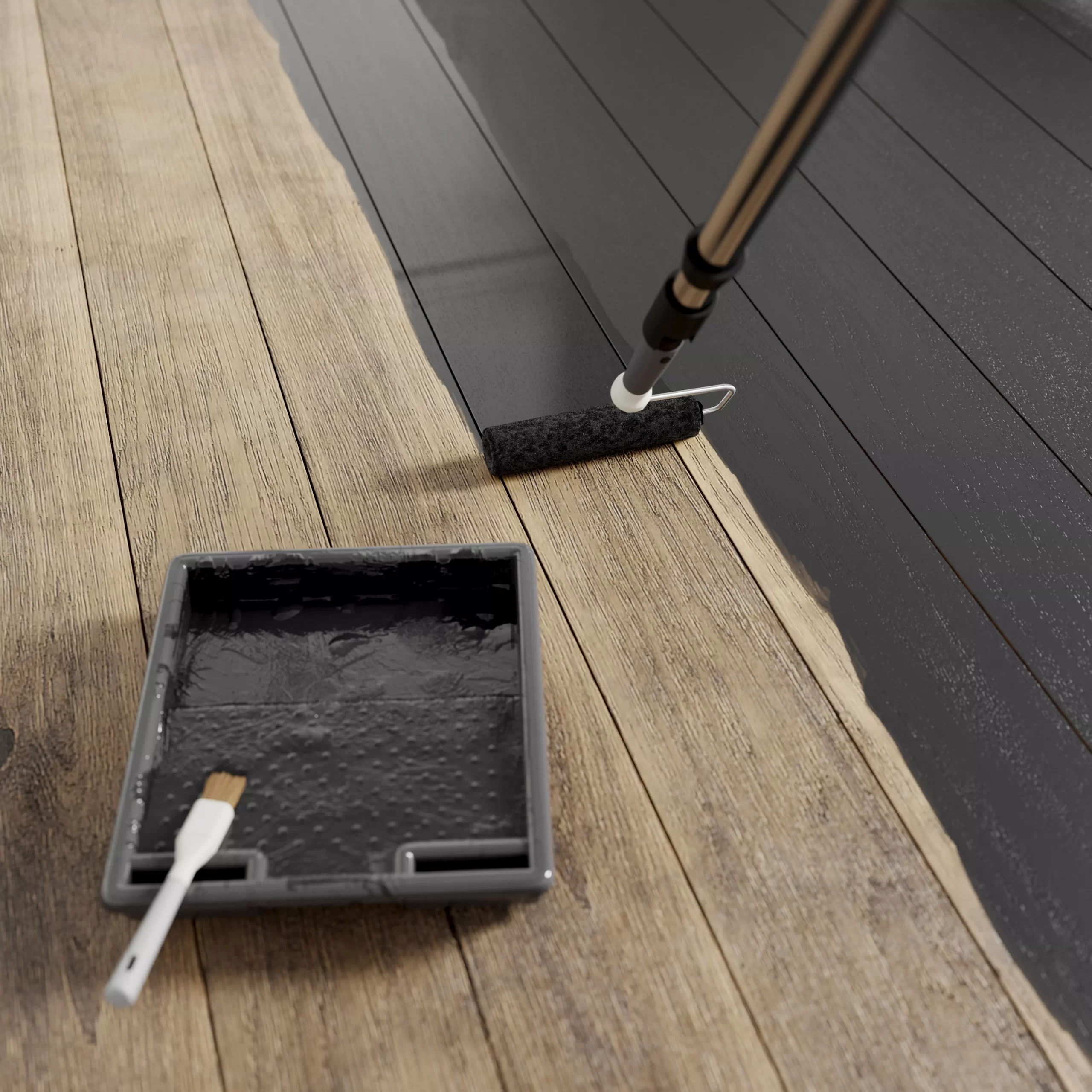 GoodHome Black Satin Floor Wood varnish, 2.5L GoodHome Black Satin Floor Wood Varnish, 2.5L -Trade Point Sale Shop goodhome black satin floor wood varnish 2 5l5059340487021 02i scaled