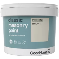 GoodHome Classic Breckenridge Smooth Matt Masonry Paint, 10L 2 GoodHome Classic Breckenridge Smooth Matt Masonry Paint, 10L -Trade Point Sale Shop goodhome classic breckenridge smooth matt masonry paint 10l3663602521778 08c bq