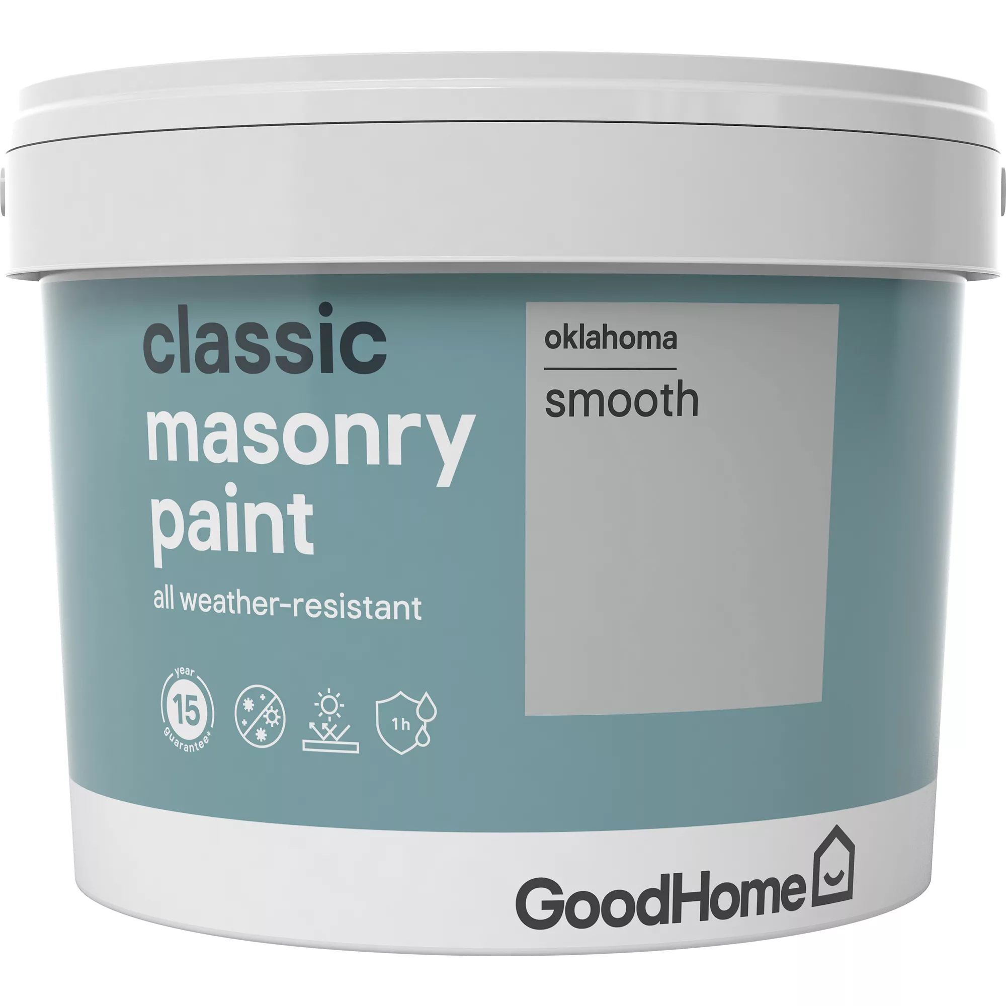 GoodHome Classic Oklahoma Smooth Matt Masonry paint, 10L GoodHome Classic Oklahoma Smooth Matt Masonry Paint, 10L -Trade Point Sale Shop goodhome classic oklahoma smooth matt masonry paint 10l3663602521808 08c bq