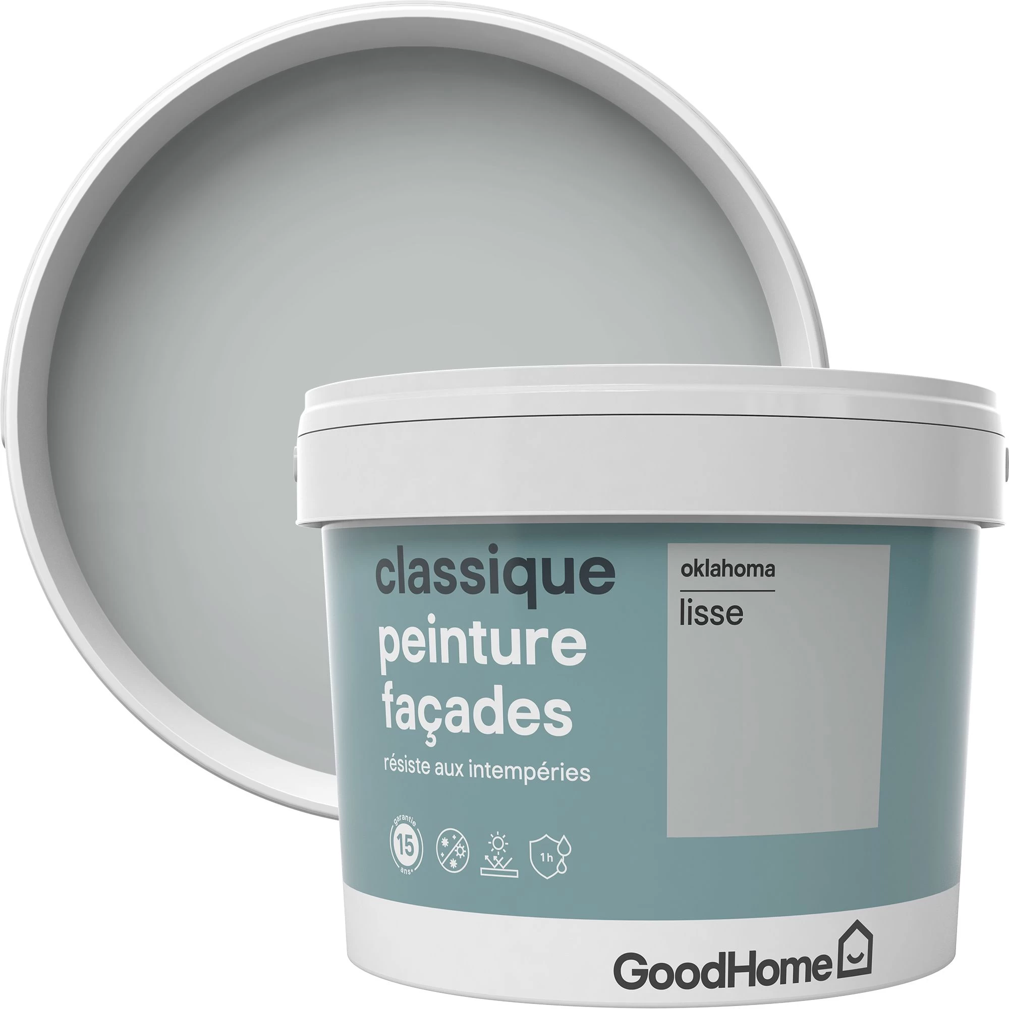 GoodHome Classic Oklahoma Smooth Matt Masonry paint, 10L GoodHome Classic Oklahoma Smooth Matt Masonry Paint, 10L -Trade Point Sale Shop goodhome classic oklahoma smooth matt masonry paint 10l3663602521808 37c