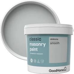 GoodHome Classic Oklahoma Smooth Matt Masonry Paint, 5L