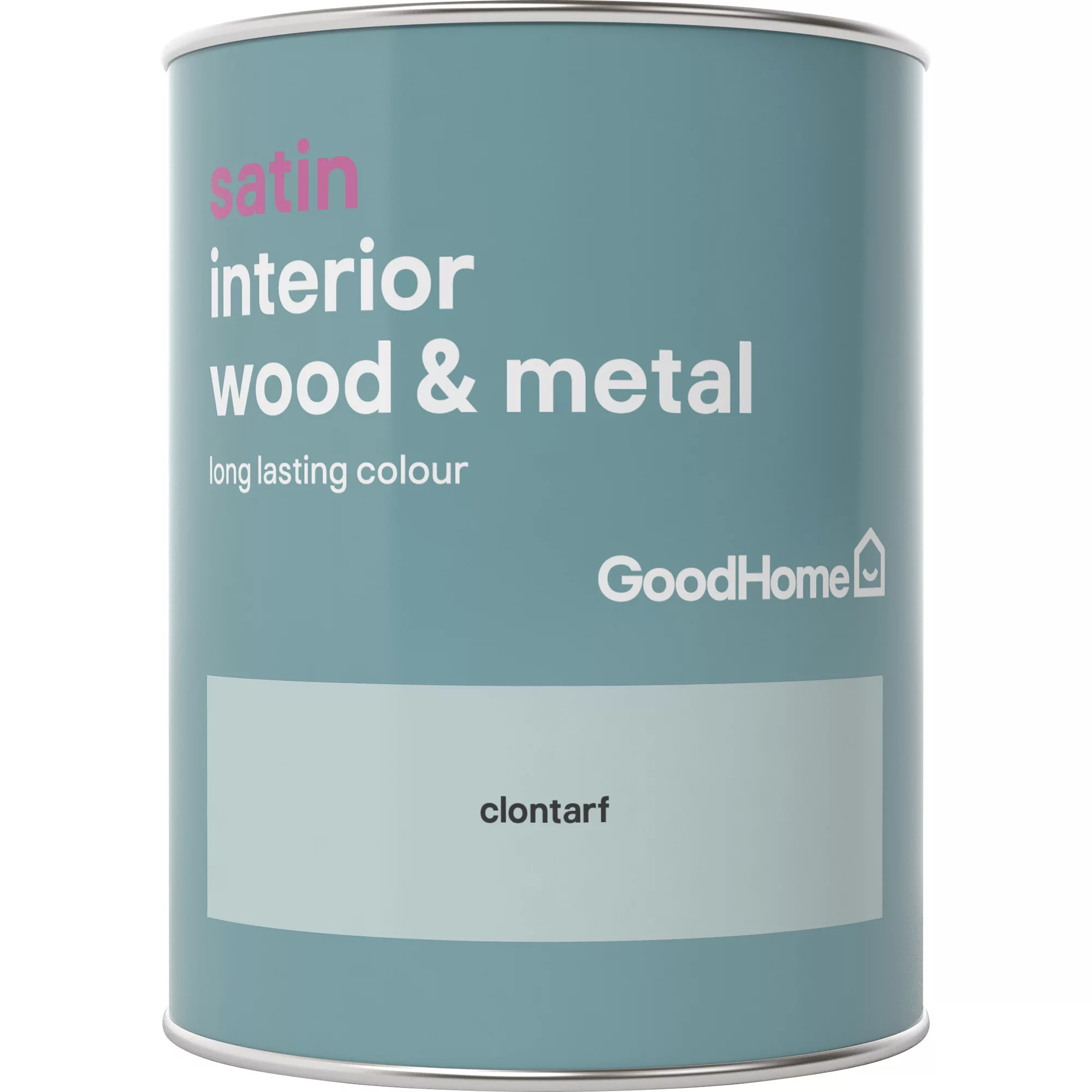 GoodHome Clontarf Satin Metal & wood paint, 750ml GoodHome Clontarf Satin Metal & Wood Paint, 750ml -Trade Point Sale Shop goodhome clontarf satin metal wood paint 750ml5036581059514 02c BQ