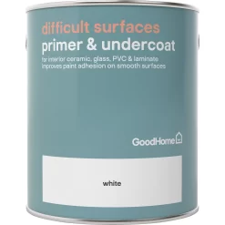 GoodHome Difficult Surfaces White Primer & Undercoat, 2.5L
