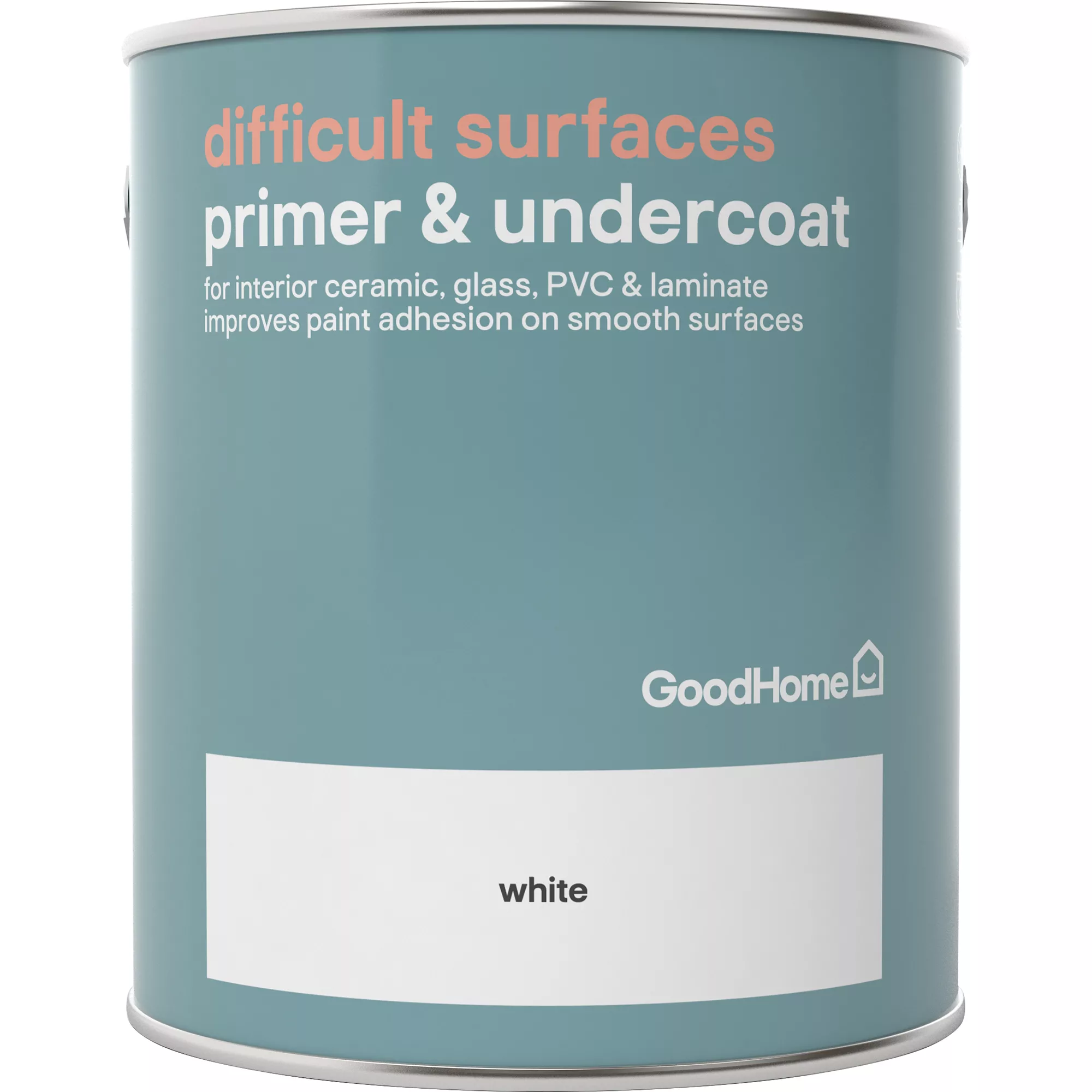 GoodHome Difficult Surfaces White Primer & undercoat, 2.5L GoodHome Difficult Surfaces White Primer & Undercoat, 2.5L -Trade Point Sale Shop goodhome difficult surfaces white primer undercoat 2 5l5036581057176 02c