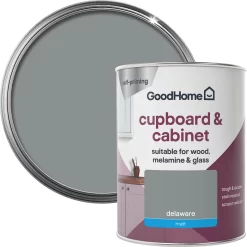 GoodHome Durable Delaware Matt Cabinet & Wardrobe Paint, 750ml