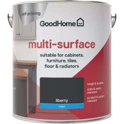 GoodHome Durable Liberty Matt Multi-surface Paint, 2L -Trade Point Sale Shop goodhome durable liberty matt multi surface paint 2l3663602586104 02c