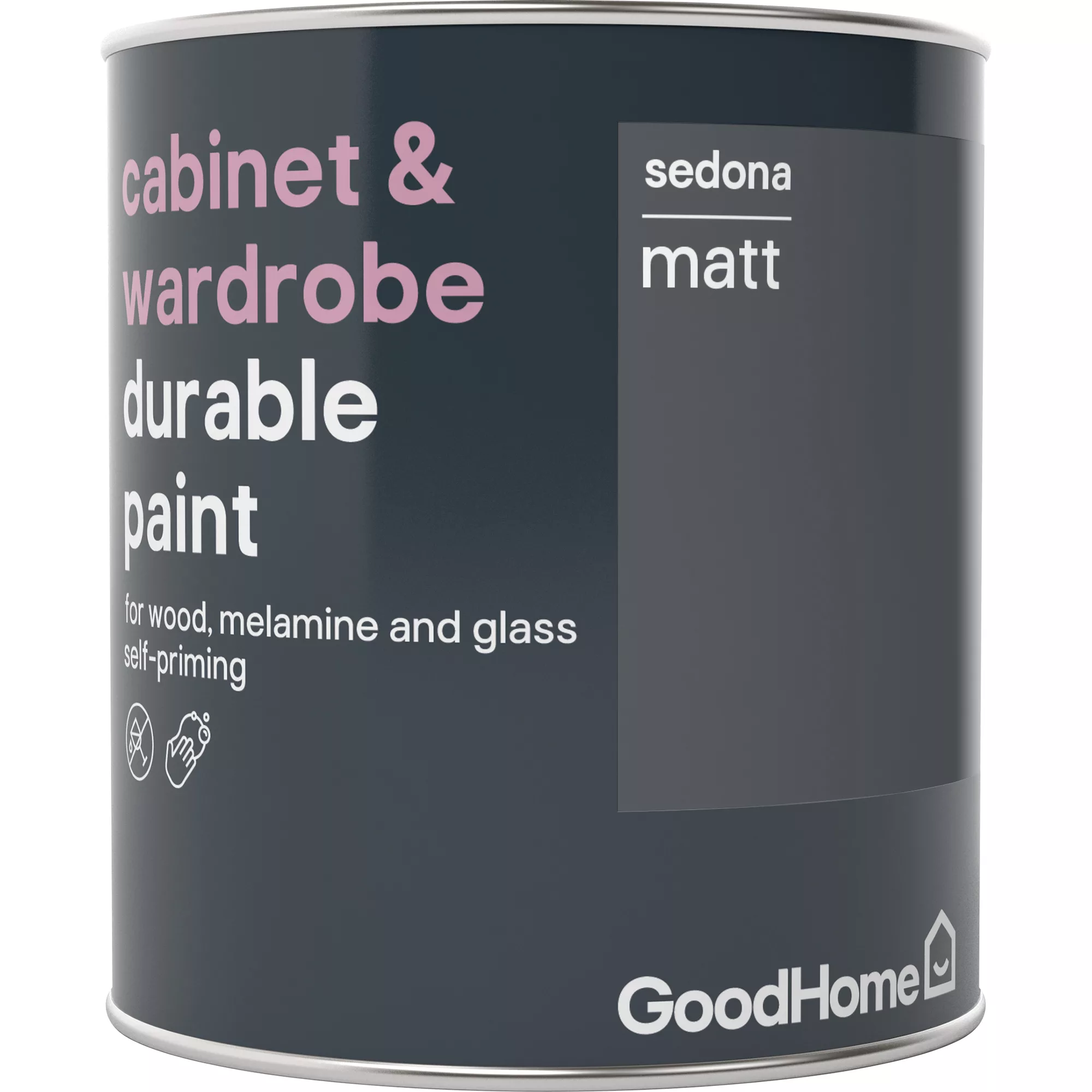 GoodHome Durable Sedona Matt Cabinet & wardrobe paint, 750ml GoodHome Durable Sedona Matt Cabinet & Wardrobe Paint, 750ml -Trade Point Sale Shop goodhome durable sedona matt cabinet wardrobe paint 750ml3663602583158 01bq