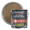 GoodHome Extreme Outdoor Mid Oak Satin Quick Dry Wood Stain, 2.5L