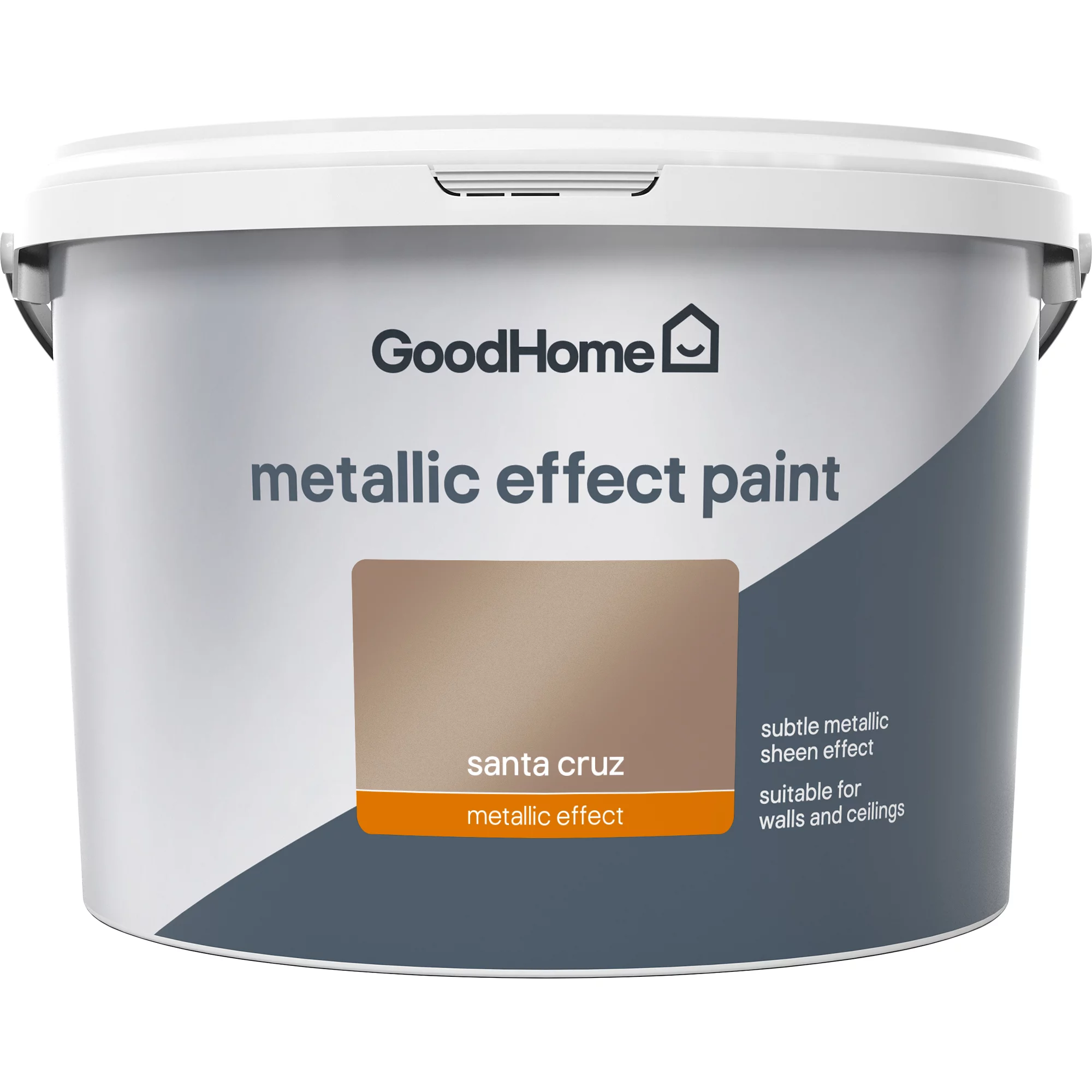 GoodHome Feature wall Santa cruz Metallic effect Emulsion paint, 2L GoodHome Feature Wall Santa Cruz Metallic Effect Emulsion Paint, 2L -Trade Point Sale Shop goodhome feature wall santa cruz metallic effect emulsion paint 2l3663602402480 02c