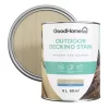 GoodHome Natural Oak Matt Quick Dry Decking Wood Stain, 5L