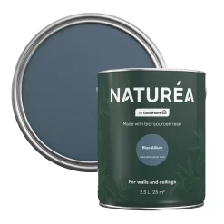 GoodHome Naturéa Blue Allium Velvet Matt Emulsion Paint, 2.5L