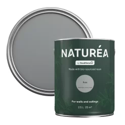 GoodHome Naturéa Rain Velvet Matt Wall Paint, 2.5L