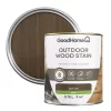 GoodHome Outdoor Dark Oak Satin Quick Dry Wood Stain, 750ml