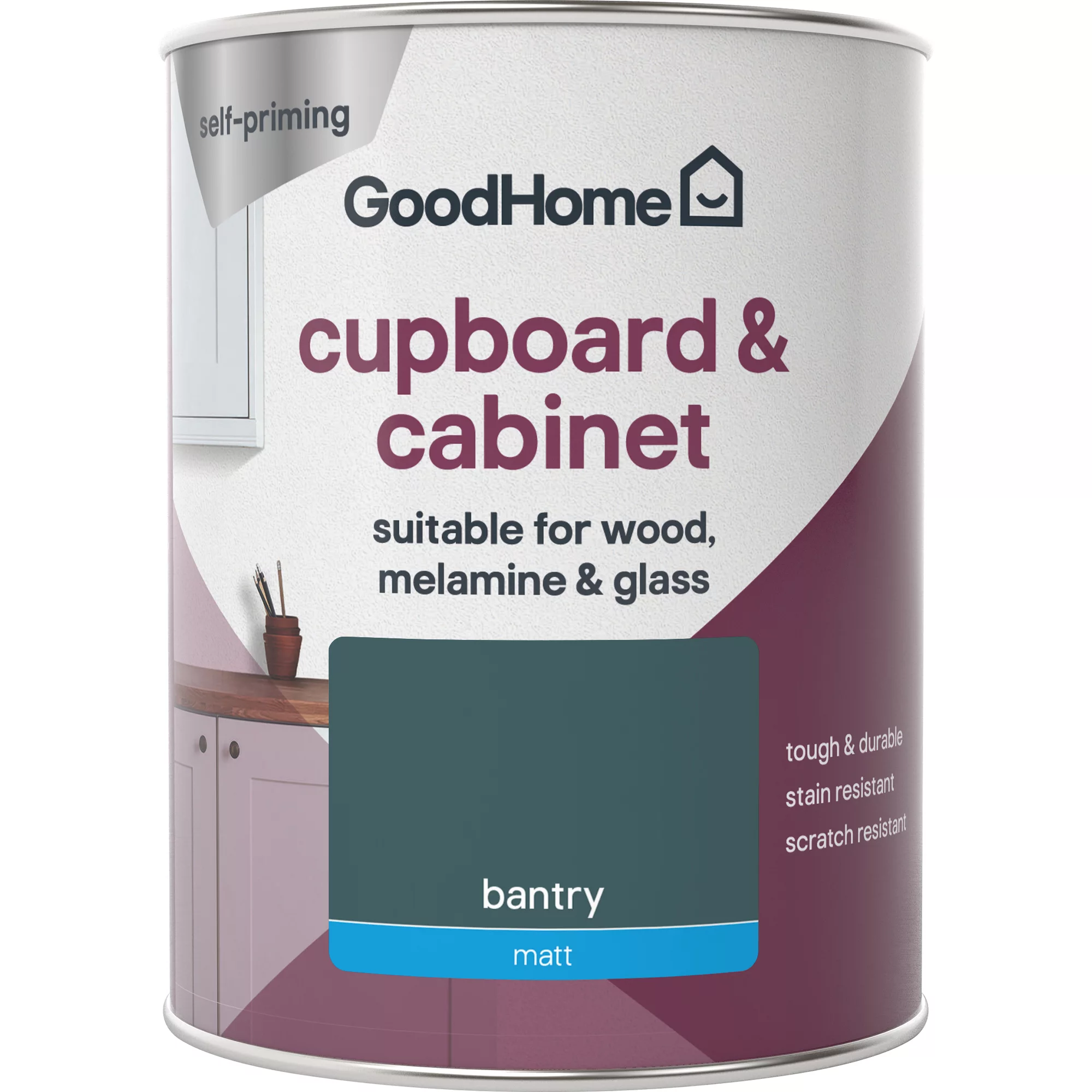 GoodHome Renovation Bantry Matt Cupboard & cabinet paint, 750ml GoodHome Renovation Bantry Matt Cupboard & Cabinet Paint, 750ml -Trade Point Sale Shop goodhome renovation bantry matt cupboard cabinet paint 750ml5059340290140 02c