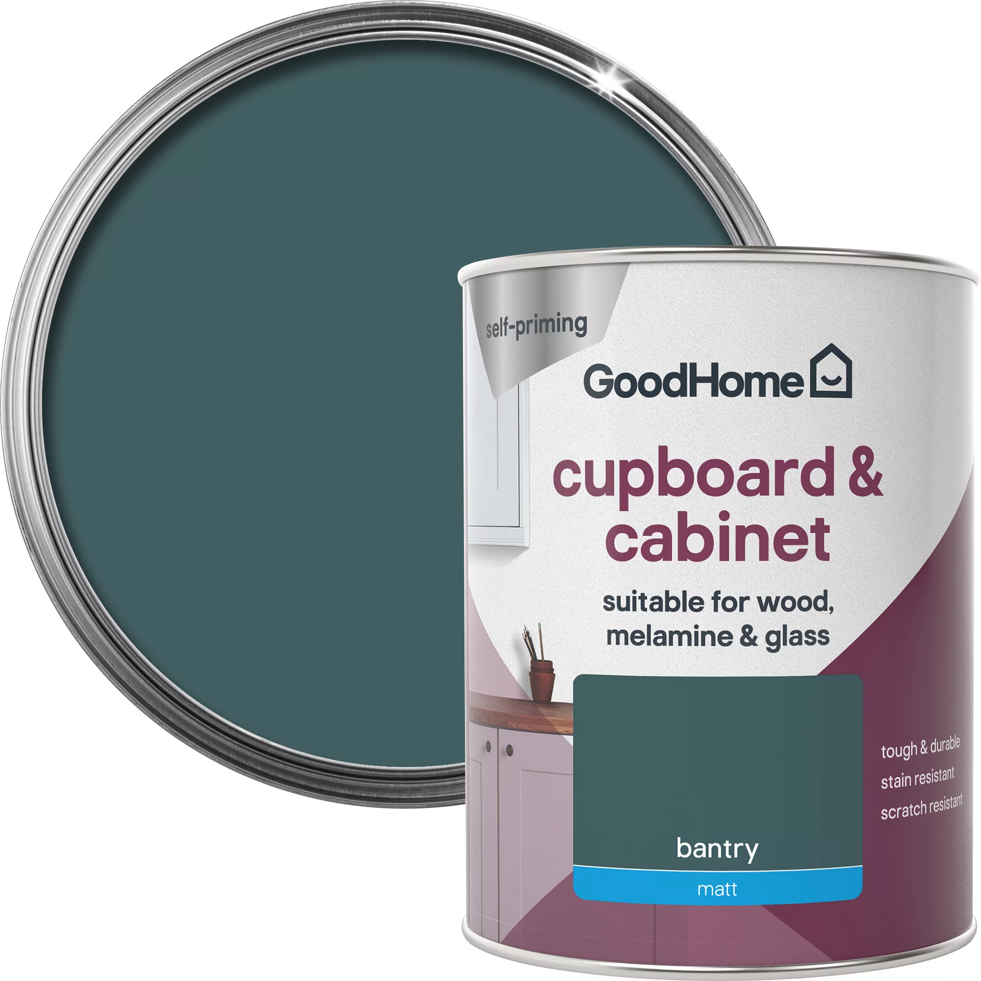 GoodHome Renovation Bantry Matt Cupboard & cabinet paint, 750ml GoodHome Renovation Bantry Matt Cupboard & Cabinet Paint, 750ml -Trade Point Sale Shop goodhome renovation bantry matt cupboard cabinet paint 750ml5059340290140 21c