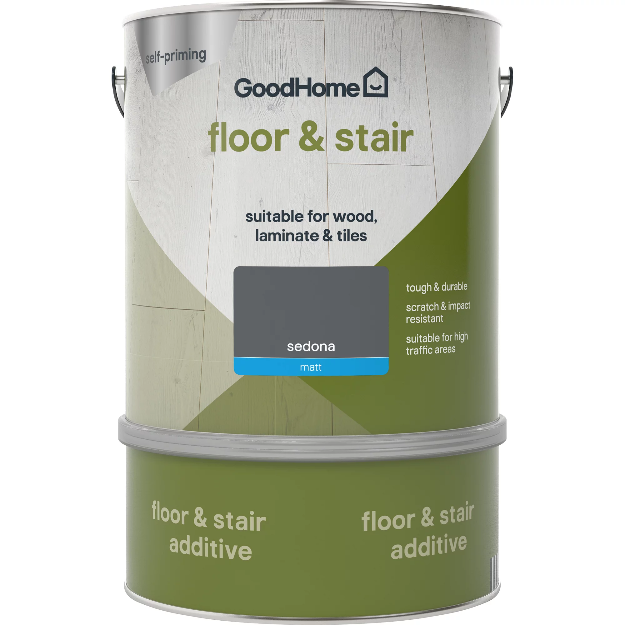 GoodHome Renovation Sedona Matt Floor & stair paint, 2L GoodHome Renovation Sedona Matt Floor & Stair Paint, 2L -Trade Point Sale Shop goodhome renovation sedona matt floor stair paint 2l5059340288246 02c