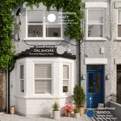 GoodHome Self-cleaning Oklahoma Smooth Matt Masonry Paint, 10L -Trade Point Sale Shop goodhome self cleaning oklahoma smooth matt masonry paint 10l5059340297071 19i EN 2022