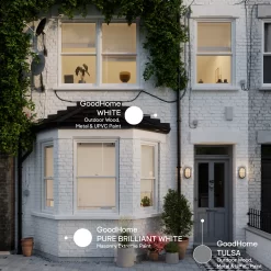 GoodHome Self-cleaning Pure Brilliant White Smooth Matt Masonry Paint, 10L -Trade Point Sale Shop goodhome self cleaning pure brilliant white smooth matt masonry paint 10l5059340297019 19i EN 2022