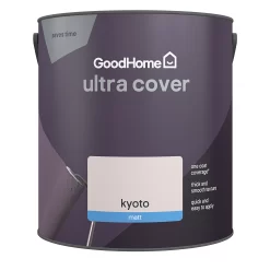 GoodHome Ultra Cover Kyoto Matt Emulsion Paint, 2.5L -Trade Point Sale Shop goodhome ultra cover kyoto matt emulsion paint 2 5l5059340273662 02c