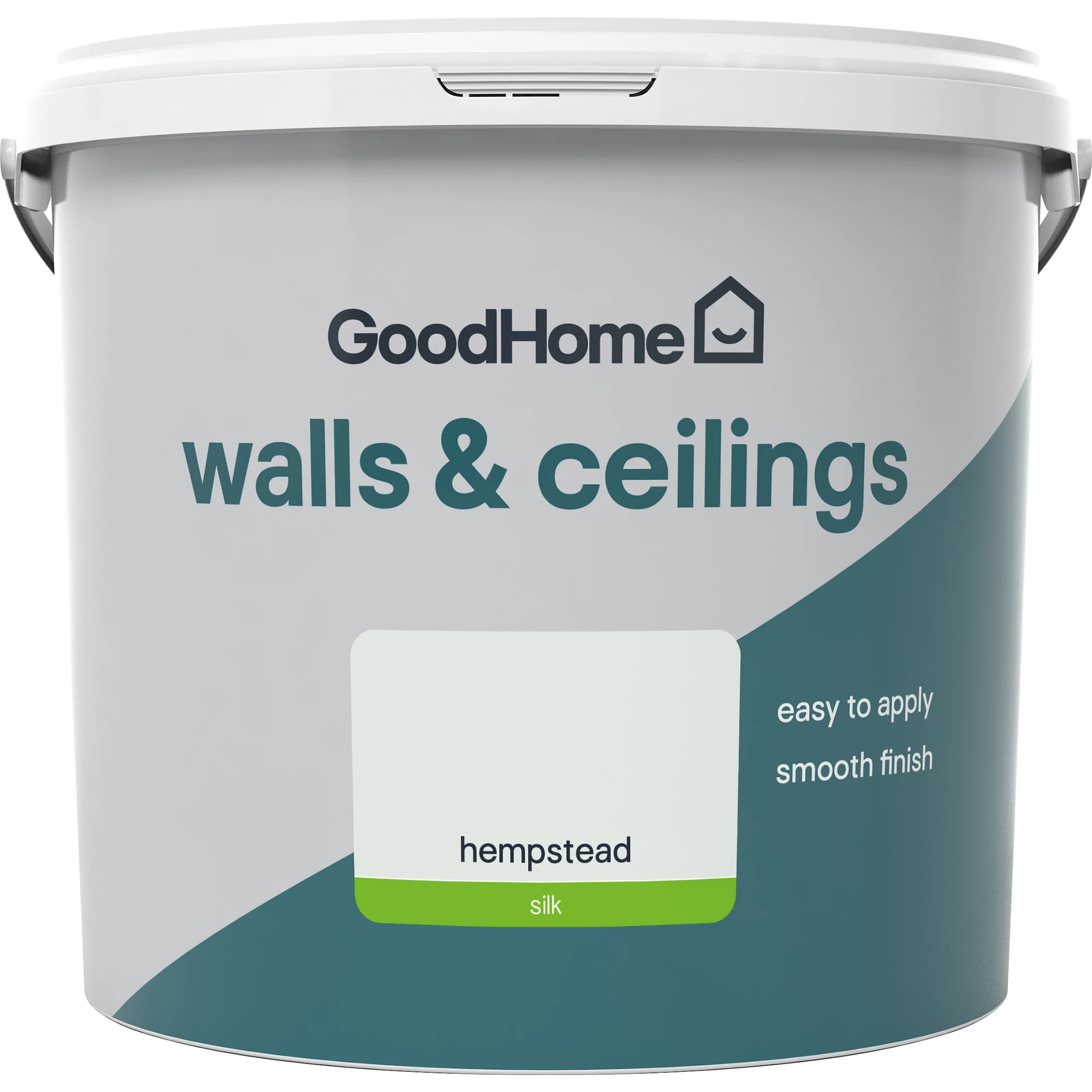 GoodHome Walls & ceilings Hempstead Silk Emulsion paint, 5L GoodHome Walls & Ceilings Hempstead Silk Emulsion Paint, 5L -Trade Point Sale Shop goodhome walls ceilings hempstead silk emulsion paint 5l3663602596905 02c