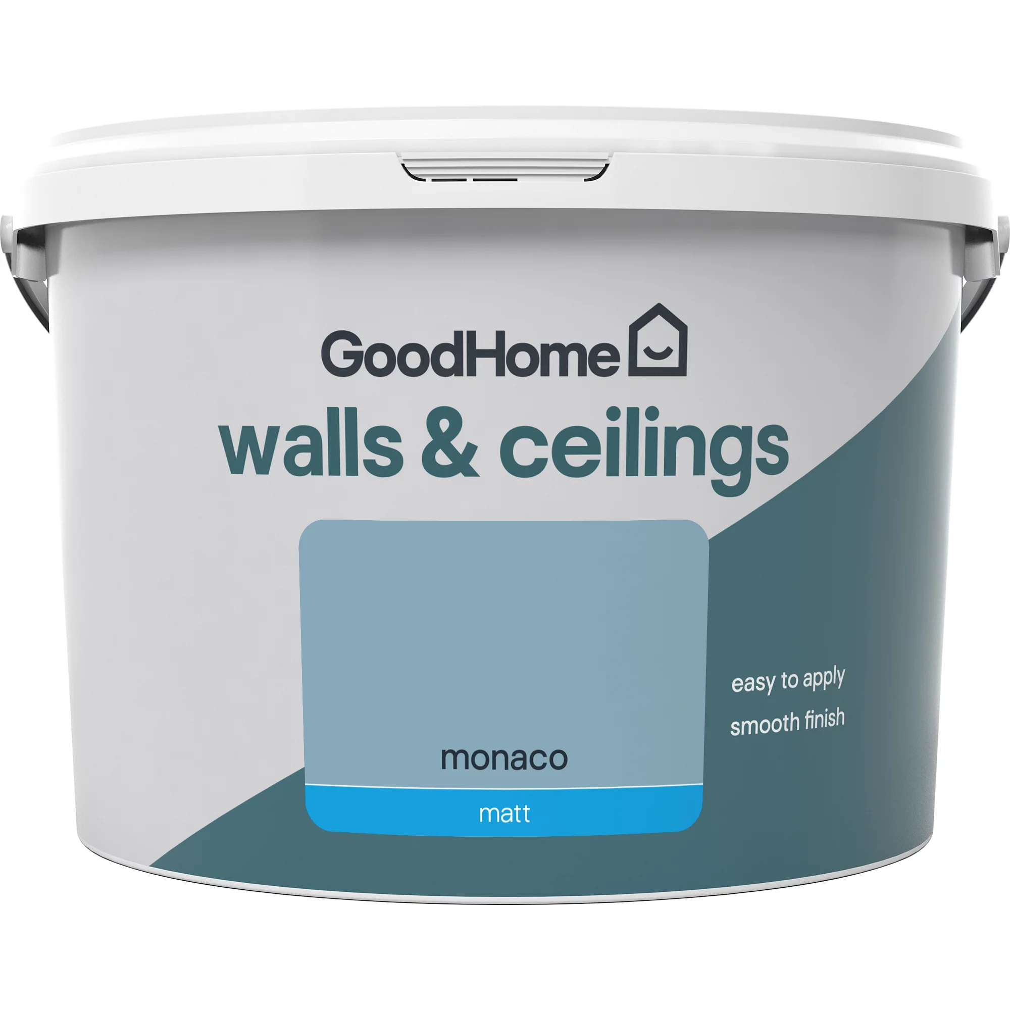 GoodHome Walls & ceilings Monaco Matt Emulsion paint, 2.5L GoodHome Walls & Ceilings Monaco Matt Emulsion Paint, 2.5L -Trade Point Sale Shop goodhome walls ceilings monaco matt emulsion paint 2 5l3663602599142 02c