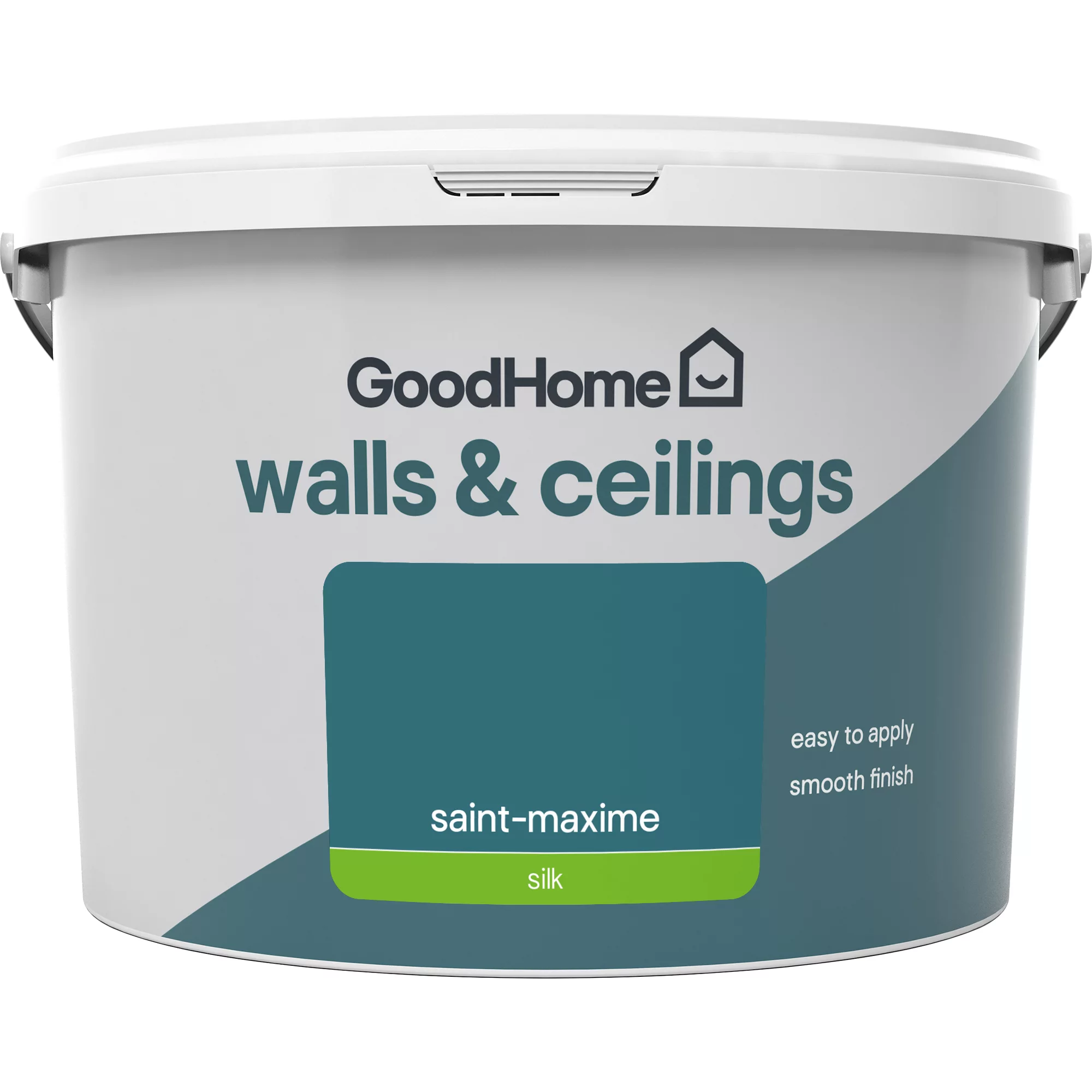 GoodHome Walls & ceilings Saint-maxime Silk Emulsion paint, 2.5L GoodHome Walls & Ceilings Saint-maxime Silk Emulsion Paint, 2.5L -Trade Point Sale Shop goodhome walls ceilings saint maxime silk emulsion paint 2 5l5059340272818 02c