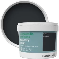 GoodHome Windowsills & Trims Liberty Smooth Matt Masonry Paint, 2.5L -Trade Point Sale Shop goodhome windowsills trims liberty smooth matt masonry paint 2 5l3663602520542 37c