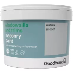 GoodHome Windowsills & Trims Oaklahoma Smooth Matt Masonry Paint, 2.5L 2 GoodHome Windowsills & Trims Oaklahoma Smooth Matt Masonry Paint, 2.5L -Trade Point Sale Shop goodhome windowsills trims oaklahoma smooth matt masonry paint 2 5l3663602520672 08c bq