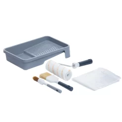 GoodHome Woven Polyester Medium Pile Decorating Set, 6 Pieces -Trade Point Sale Shop goodhome woven polyester medium pile decorating set 6 pieces5059340016658 07c