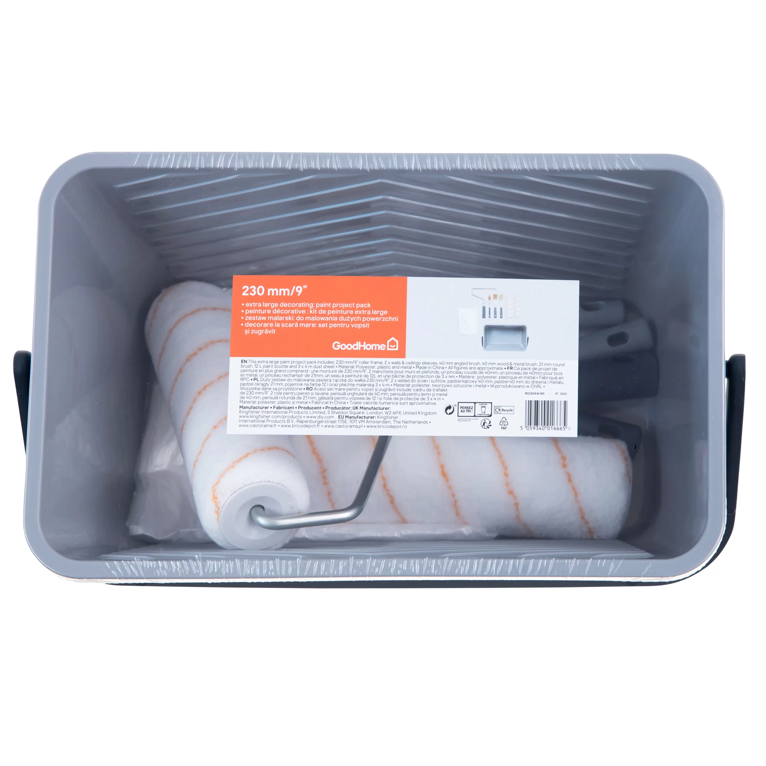 GoodHome Woven polyester Medium pile Decorating set, 8 pieces GoodHome Woven Polyester Medium Pile Decorating Set, 8 Pieces -Trade Point Sale Shop goodhome woven polyester medium pile decorating set 8 pieces5059340016665 08c scaled