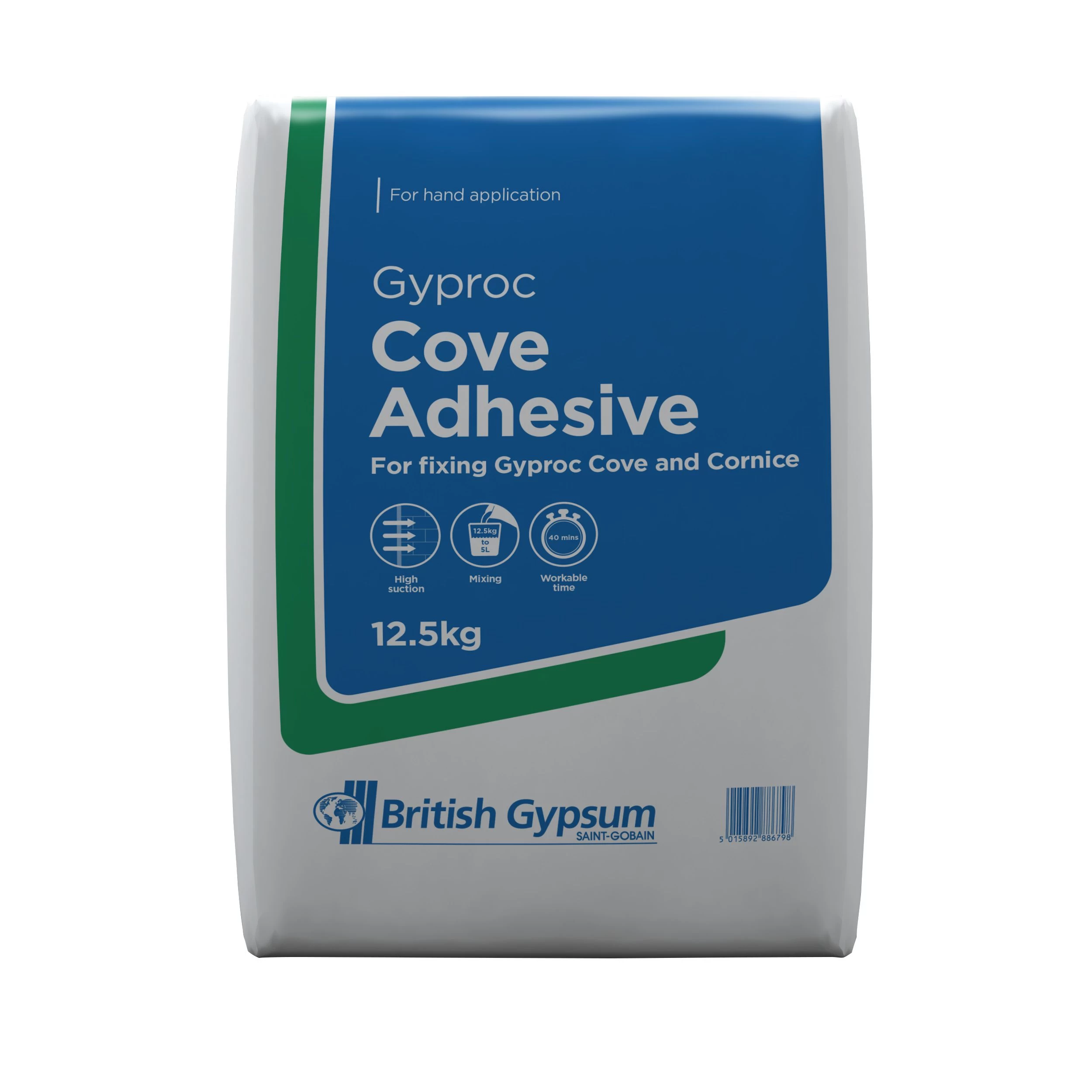 Gyproc White Coving Adhesive 12.5kg Gyproc White Coving Adhesive 12.5kg -Trade Point Sale Shop gyproc white coving adhesive 12 5kg5015892886798 08c bq