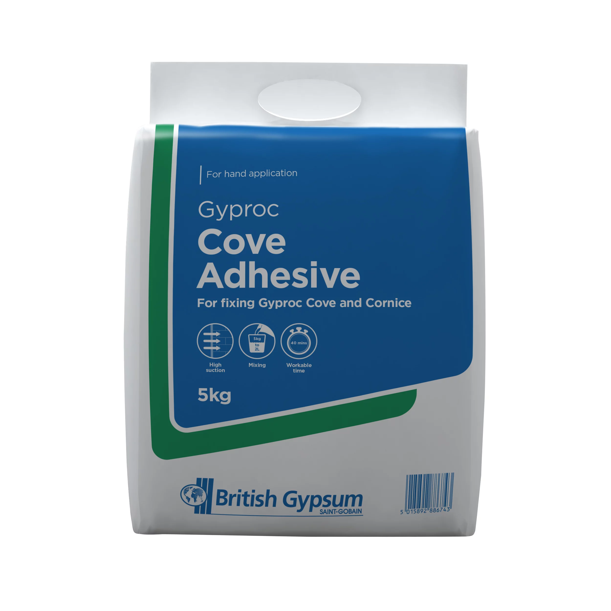 Gyproc White Coving Adhesive 5kg Gyproc White Coving Adhesive 5kg -Trade Point Sale Shop gyproc white coving adhesive 5kg5015892886743 08c bq