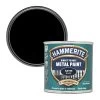 Hammerite Black Satinwood Metal Paint, 250ml