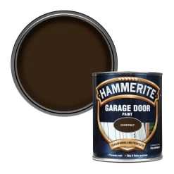 Hammerite Chestnut High Sheen Garage Door Paint, 750ml