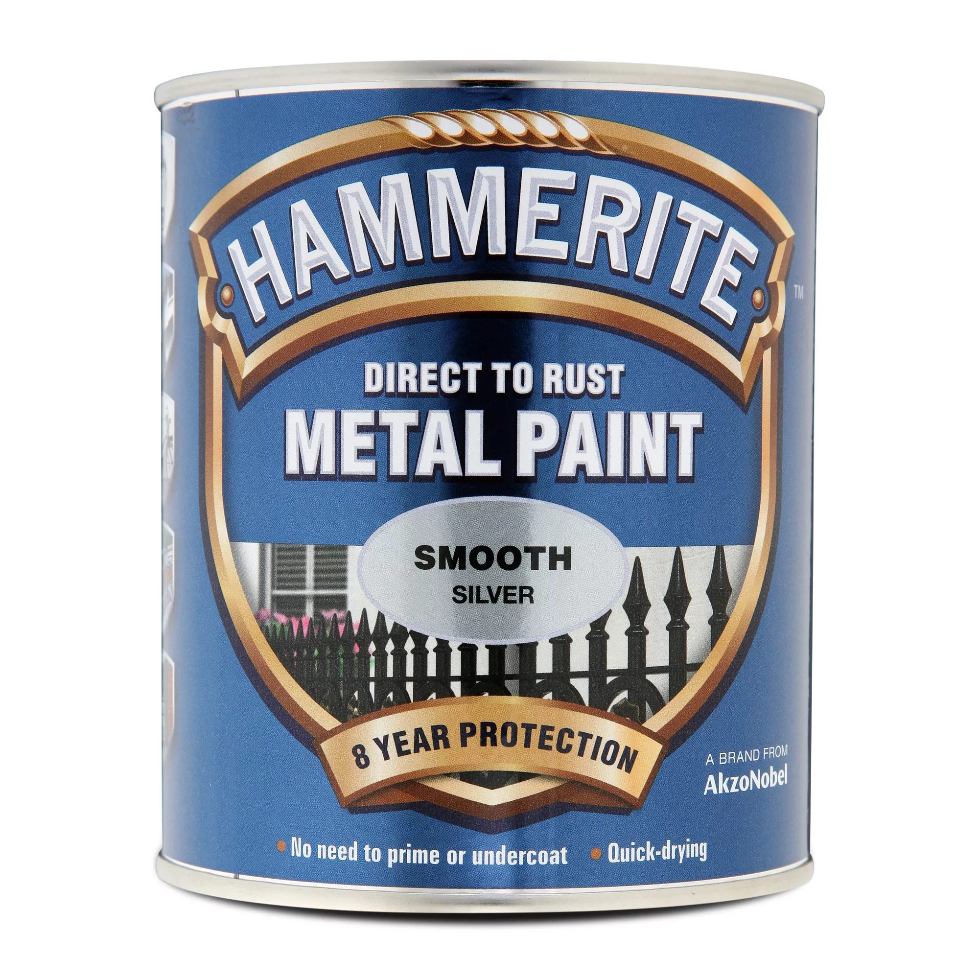 Hammerite Gloss Silver effect Metal paint, 750ml Hammerite Gloss Silver Effect Metal Paint, 750ml -Trade Point Sale Shop hammerite gloss silver effect metal paint 750ml5011867000558 08c bq