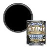 Hammerite Ultima Black Matt Multi-surface Exterior Metal Paint, 750ml