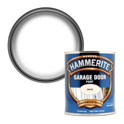 Hammerite White Gloss Garage Door Paint, 750ml