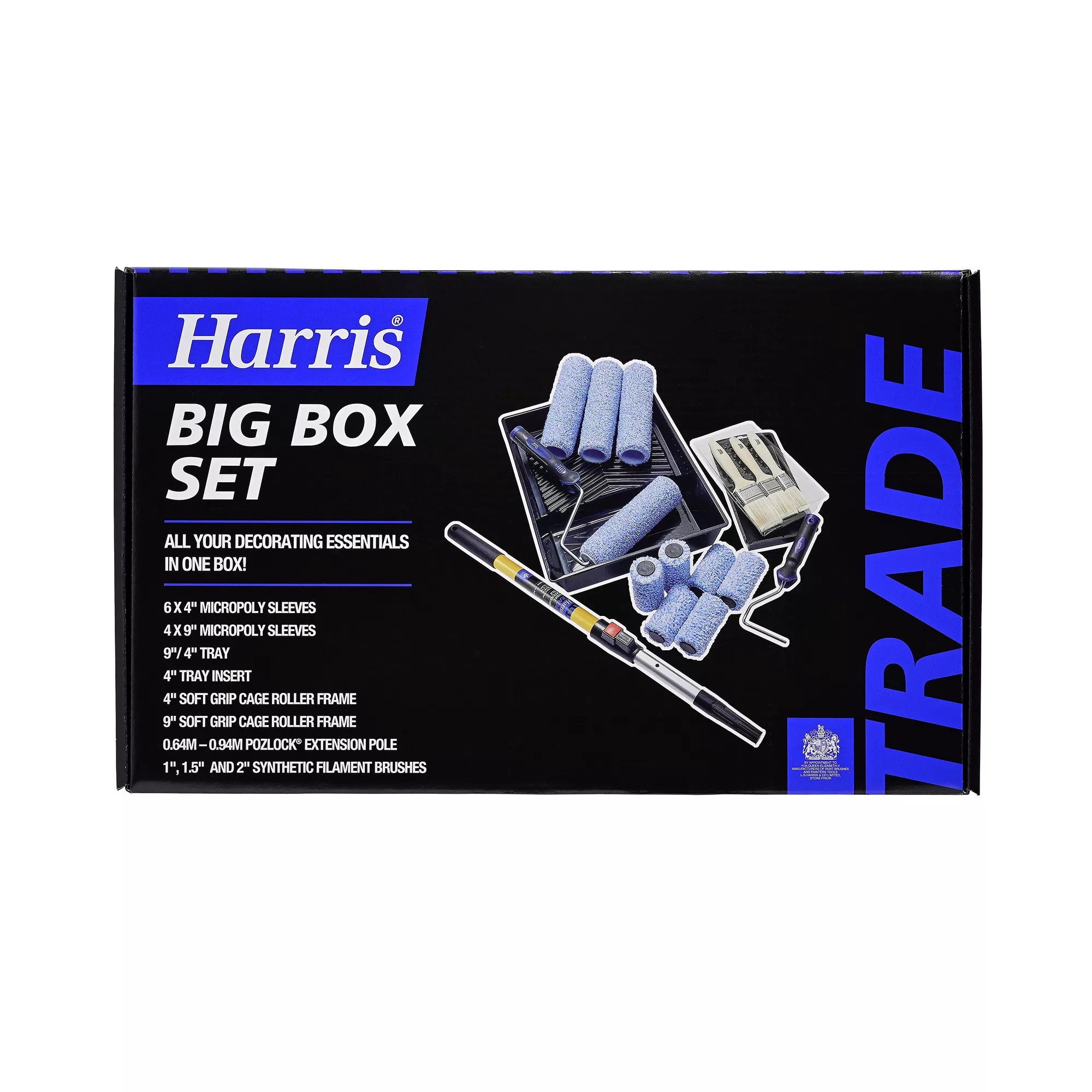 Harris Trade Big box Micropoly Roller set, 19 pieces Harris Trade Big Box Micropoly Roller Set, 19 Pieces -Trade Point Sale Shop harris trade big box micropoly roller set 19 pieces5000253011421 04c bq
