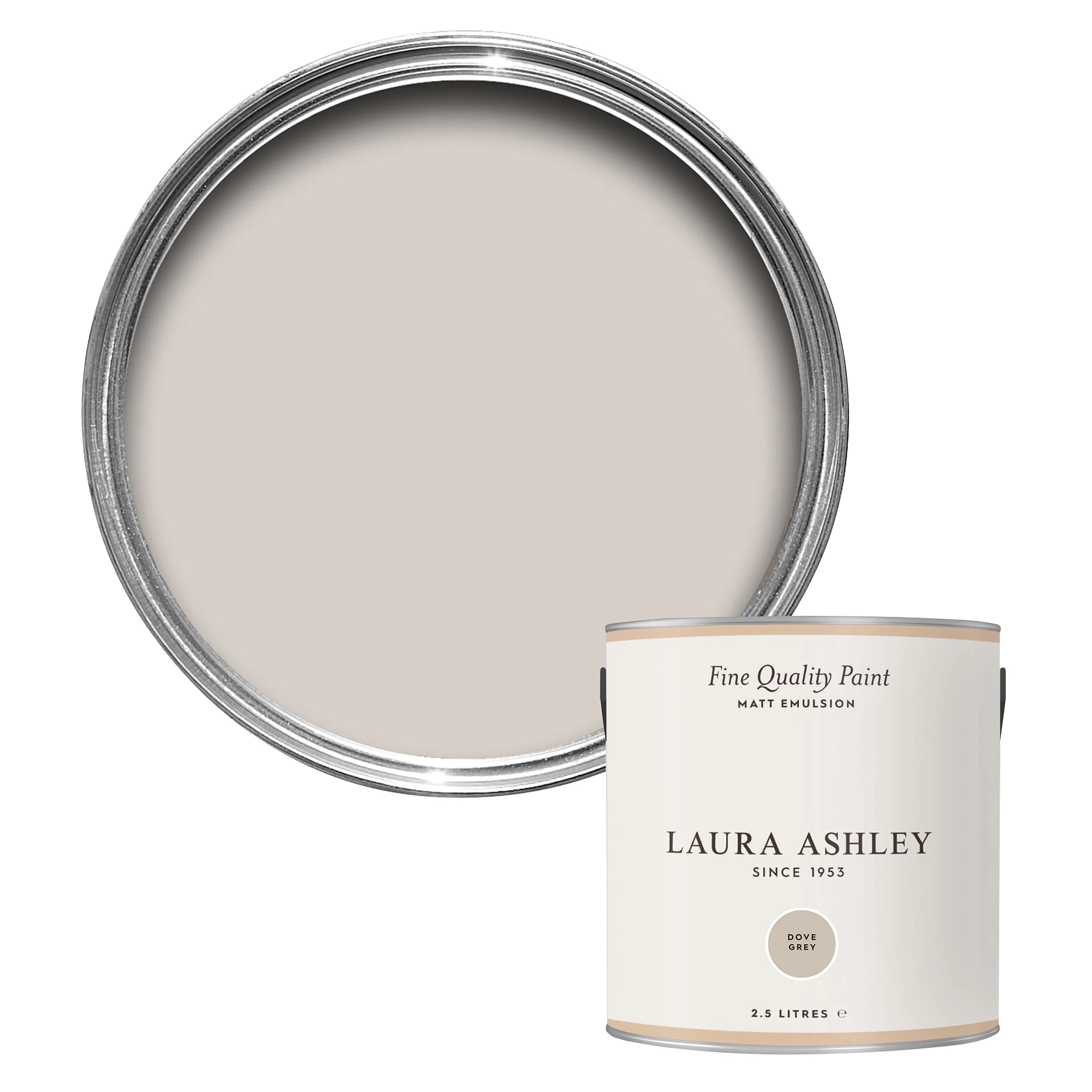 Laura Ashley Dove Grey Matt Emulsion paint, 2.5L Laura Ashley Dove Grey Matt Emulsion Paint, 2.5L -Trade Point Sale Shop laura ashley dove grey matt emulsion paint 2 5l5011583472226 02c bq