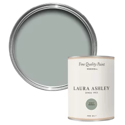 Laura Ashley Grey Green Eggshell Emulsion Paint, 750ml