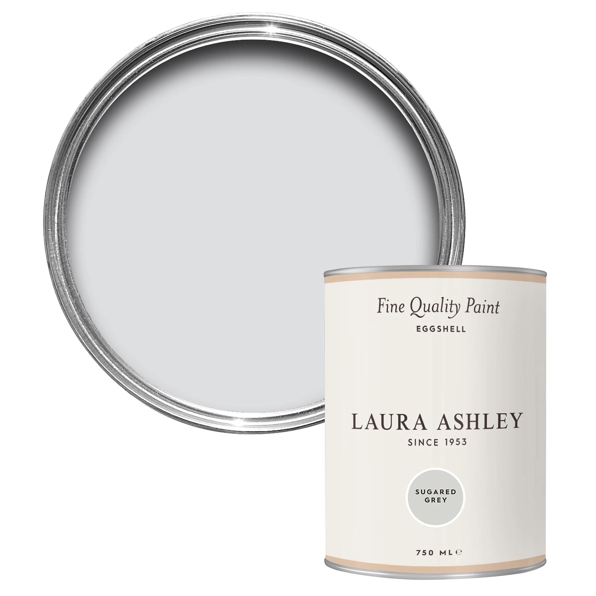 Laura Ashley Sugared Grey Eggshell Emulsion paint, 750ml Laura Ashley Sugared Grey Eggshell Emulsion Paint, 750ml -Trade Point Sale Shop laura ashley sugared grey eggshell emulsion paint 750ml5011583473742 02c bq