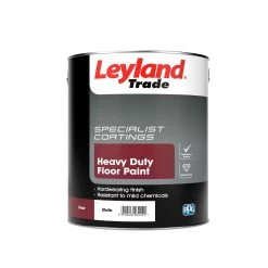Leyland Trade Heavy Duty Slate Grey Satinwood Floor & Tile Paint, 5L