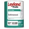 Leyland Trade Pure Brilliant White Satinwood Metal & Wood Paint, 750ml
