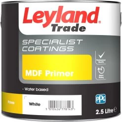 Leyland Trade Specialist White MDF Primer, 2.5L