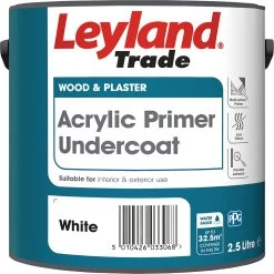 Leyland Trade Universal White Multi-surface Primer & Undercoat, 2.5L