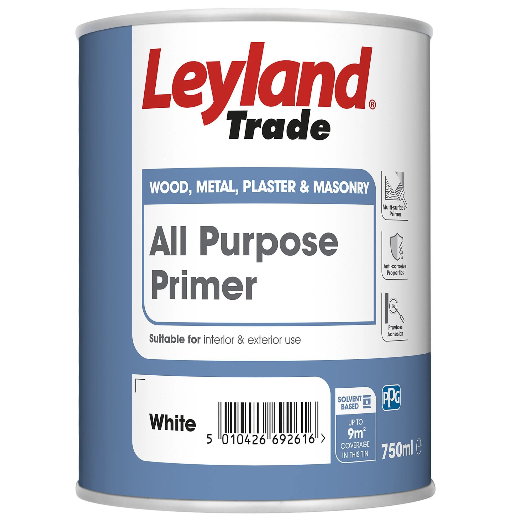 Leyland Trade White Multi-surface Primer, 750ml Leyland Trade White Multi-surface Primer, 750ml -Trade Point Sale Shop leyland trade white multi surface primer 750ml5010426772950 02c bq